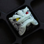 handwerker keycaps chinese style drachen weiß in seiner box