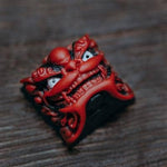 handwerker keycaps chinese style roter drache