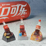 Drei Handwerker keycaps coca cola mit Früchten