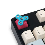 Artisan Keycaps Hand Spinner blau und rosa