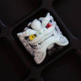handwerker keycaps chinesischer Stil weißer Drache