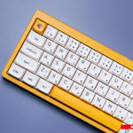 tastatur mit keycaps-set custom milk & bee