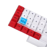 Keycaps 40% Flipper rot und blau