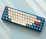 mechanische tastatur mit custom shark keycaps kit