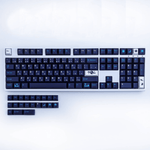 mechanische Tastatur mit Keycaps moon lot of extra keys