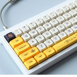 XDA-Tasten auf einer Tastatur mit dem bee keycaps Kit