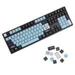 kit keycaps mizu auf einer mechanischen Tastatur mit zusätzlichen Tasten