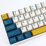 custom keycaps kit auf einer mechanischen Tastatur
