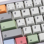linke Seite der Tastatur mit microsoft keycaps kit